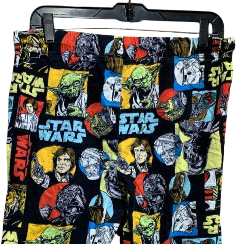 Disney Store Star Wars Mens Small Flannel Drawstring Sleepwear PJ Pajama Pants