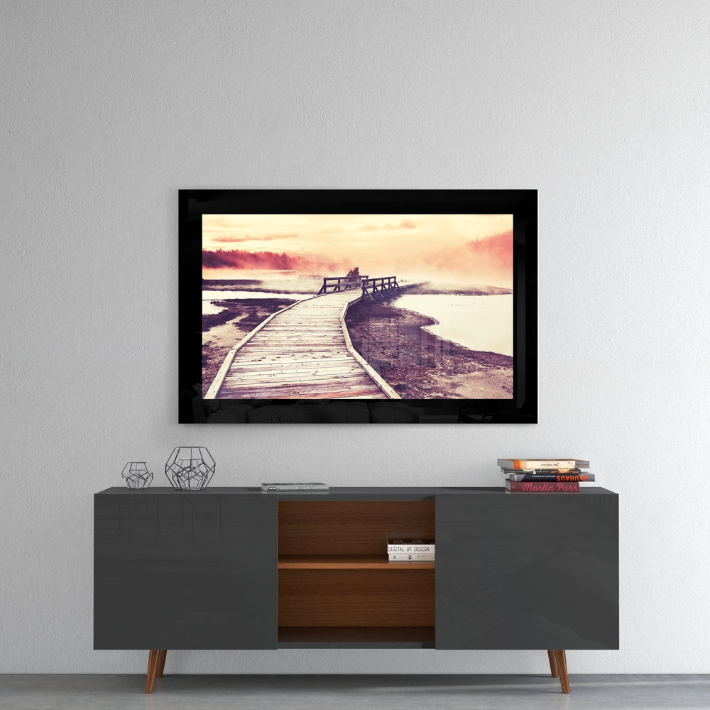 Sunset Glass Wall Art