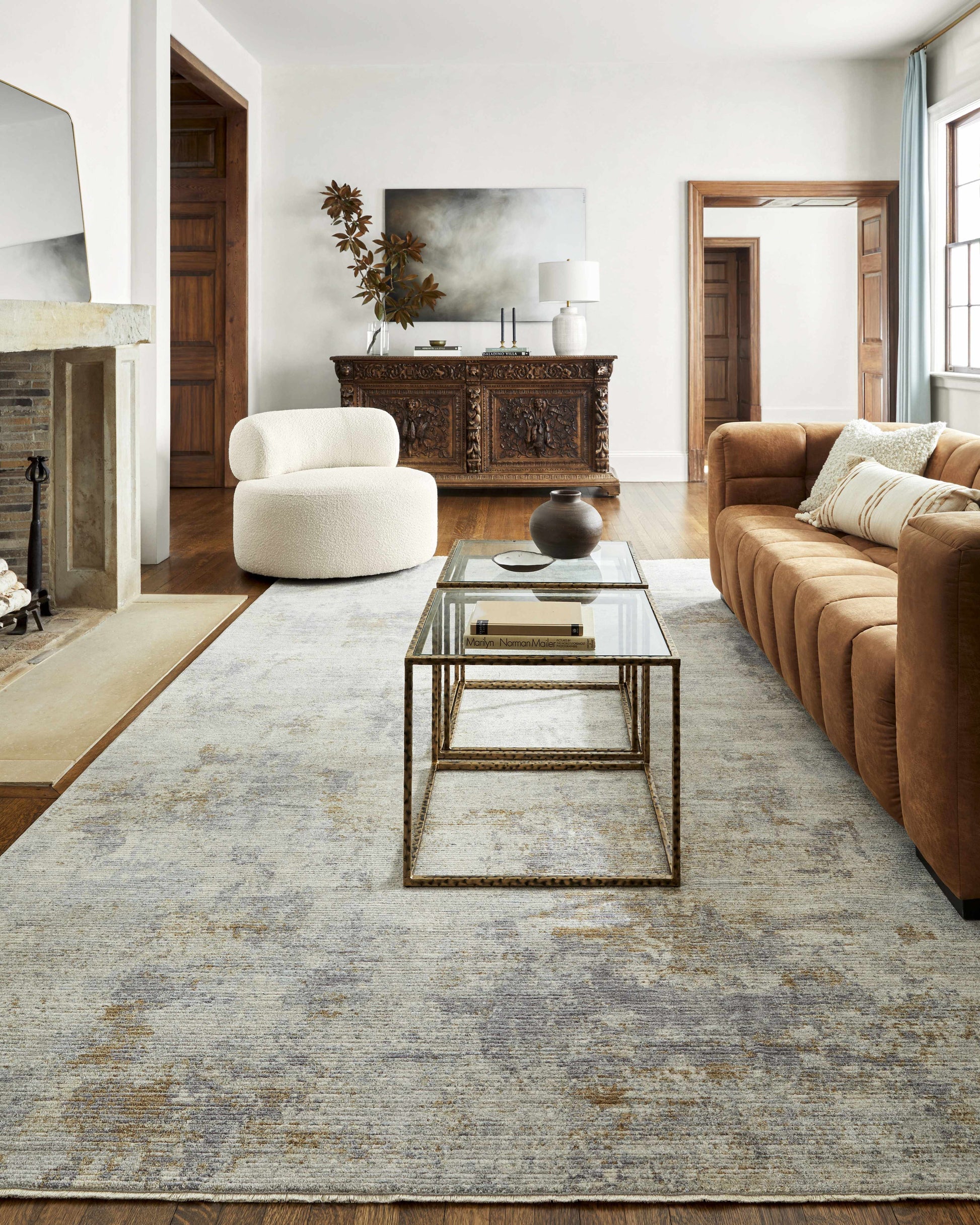Deka Deep Teal Thick Luxe Rug-1