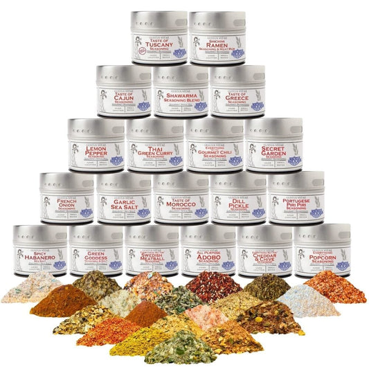Deluxe Meal Maker Seasonings | Transform Simple Plates into Signature Dishes | Set of 20-0
