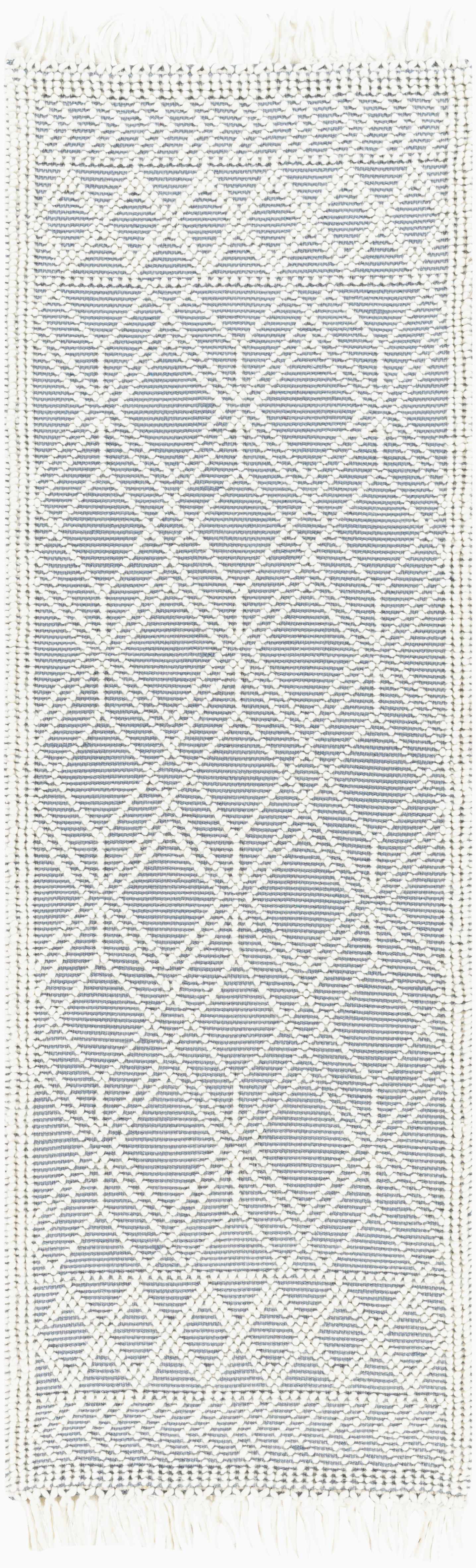 Ramsbury Denim Blue Wool Rug-6