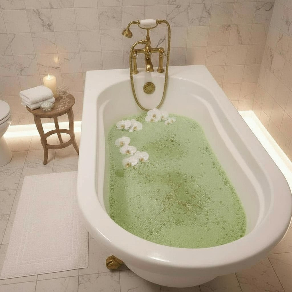 Organic Matcha Greentea Bath Bomb-3