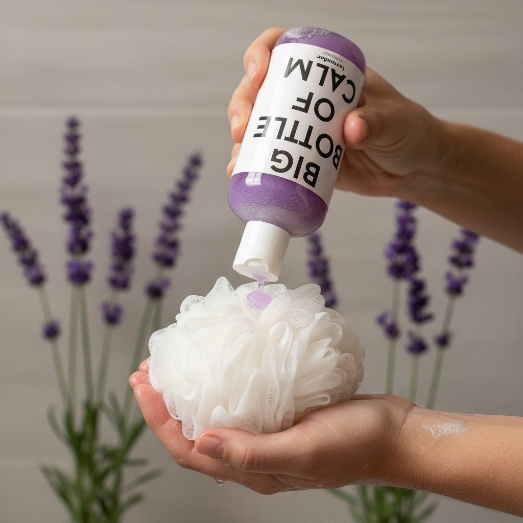 Big Bottle Of Calm Lavender Body Wash-3