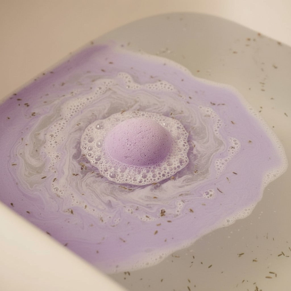 Dreamy and Calm Lavender Bath Bomb-3