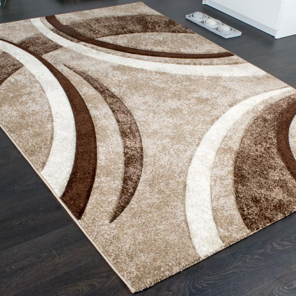Designer Rug Brilliance Brown Beige Geometric Pattern-1