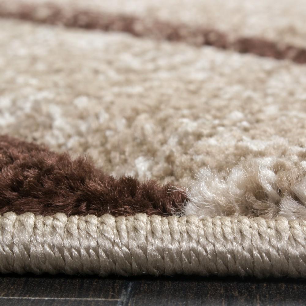 Designer Rug Brilliance Brown Beige Geometric Pattern-2