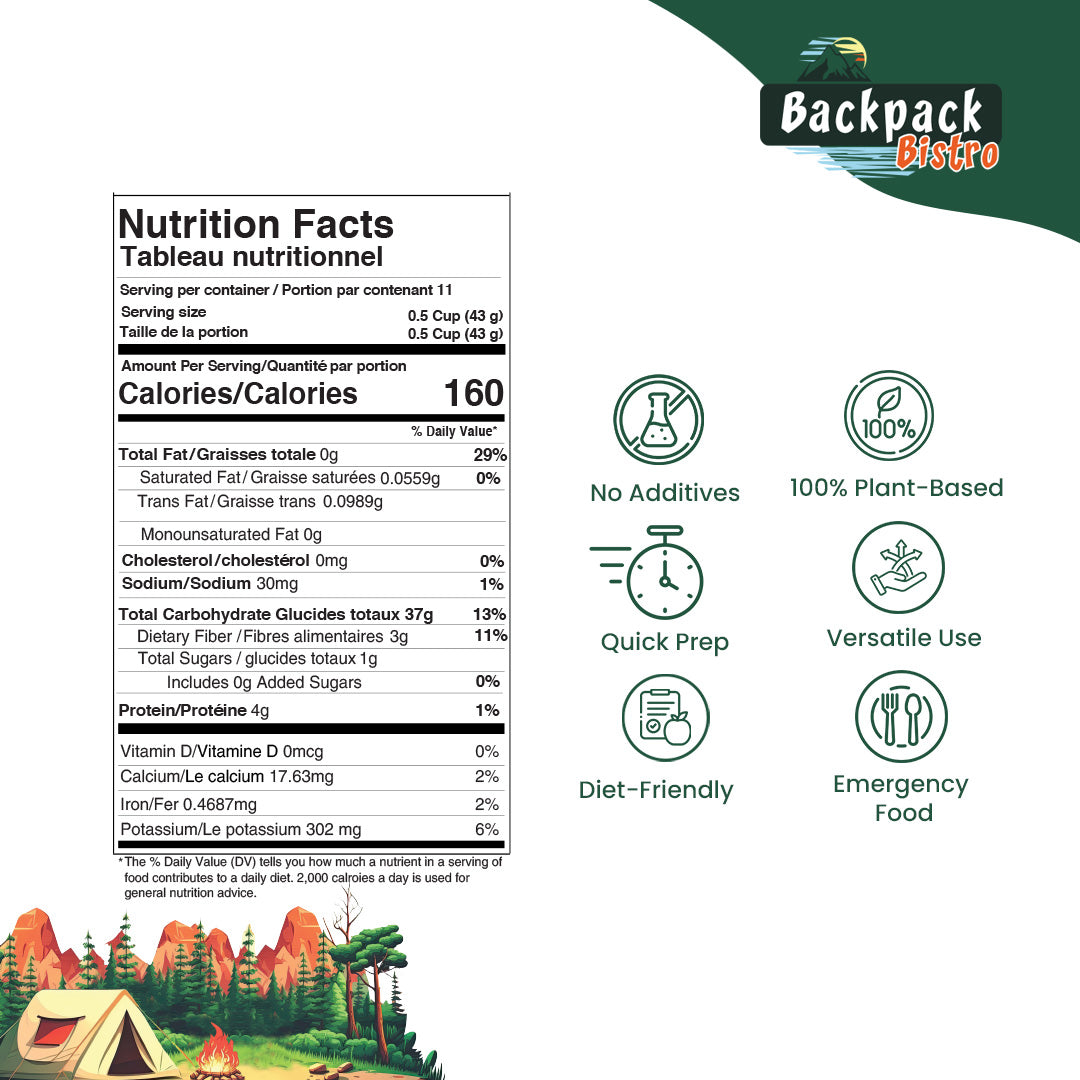 Backpack Bistro Dehydrated Diced Potatoes-1