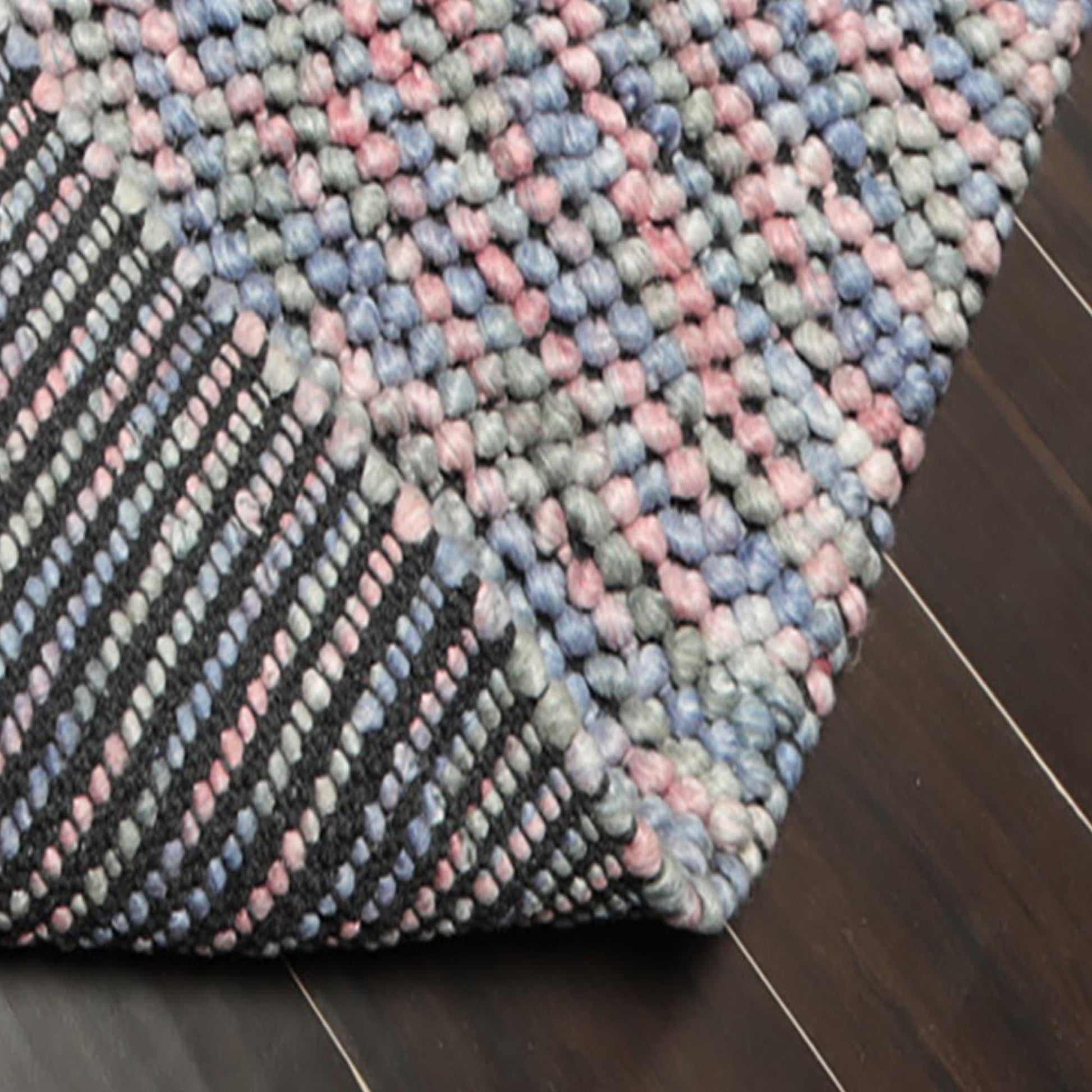 Set of Six 21" x 34" Berber Handmade Area Rug Pet Doormat Kitchen Mat Plus pile Multi Color-4