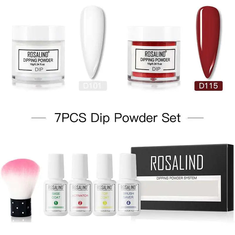 Dipping Powder Nail Beauty Set with Brush