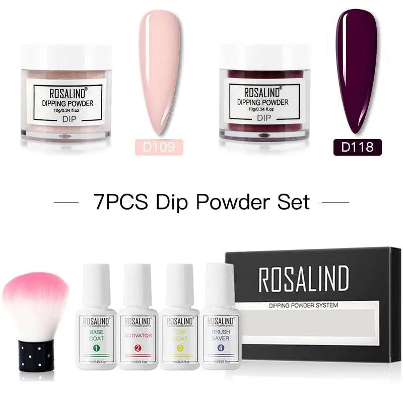 Dipping Powder Nail Beauty Set with Brush