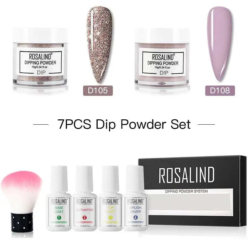 Dipping Powder Nail Beauty Set with Brush