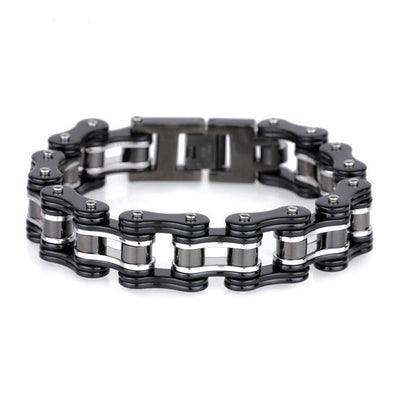 Diverse color motorcycle chain-style bracelet