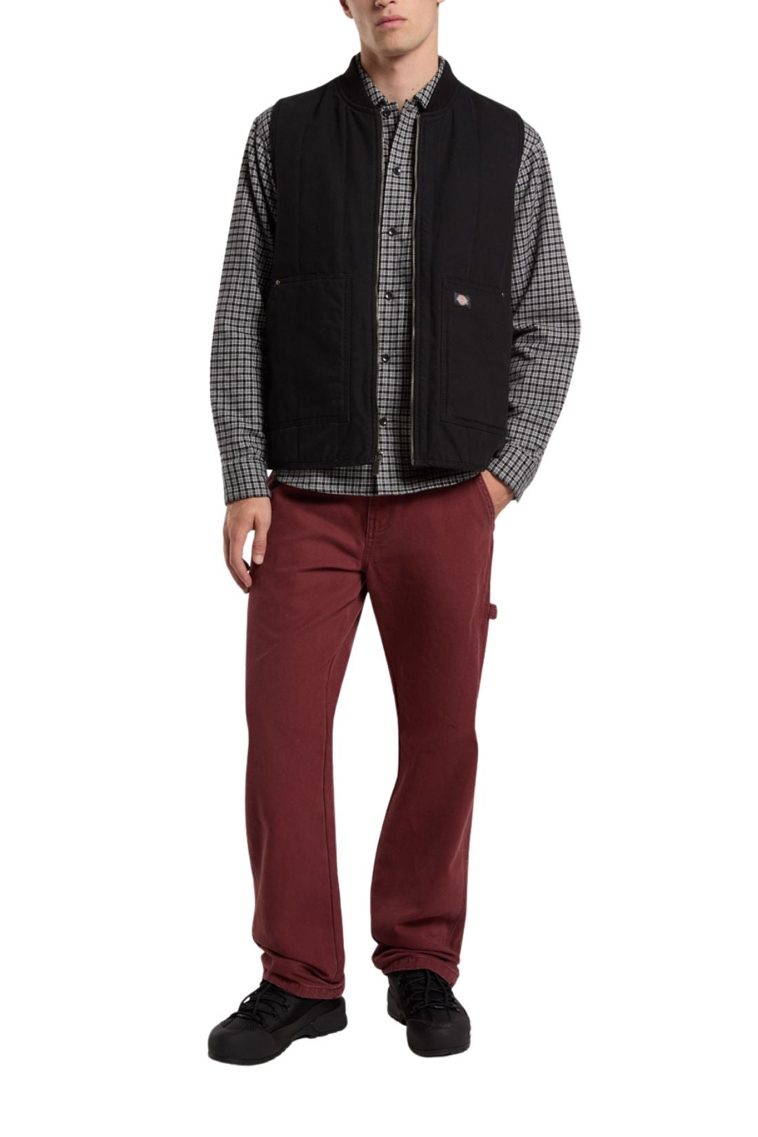 DICKIES - Men's quilted canvas sleeveless jacket-1