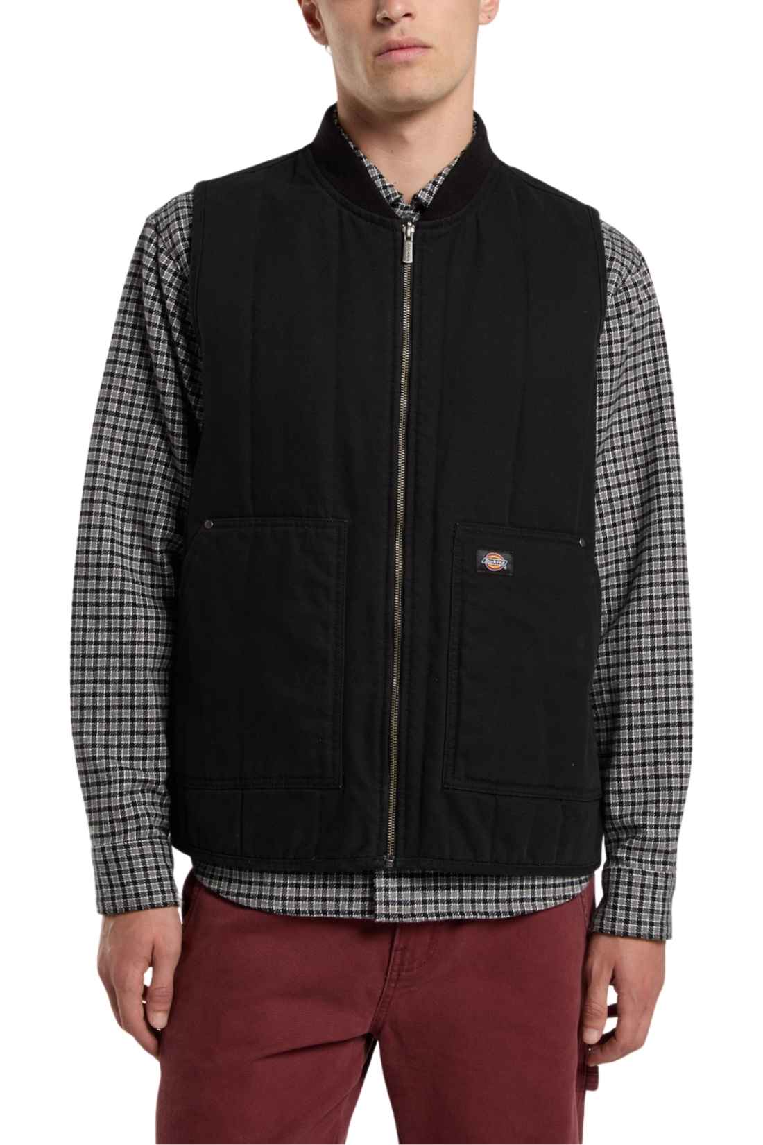 DICKIES - Men's quilted canvas sleeveless jacket-0