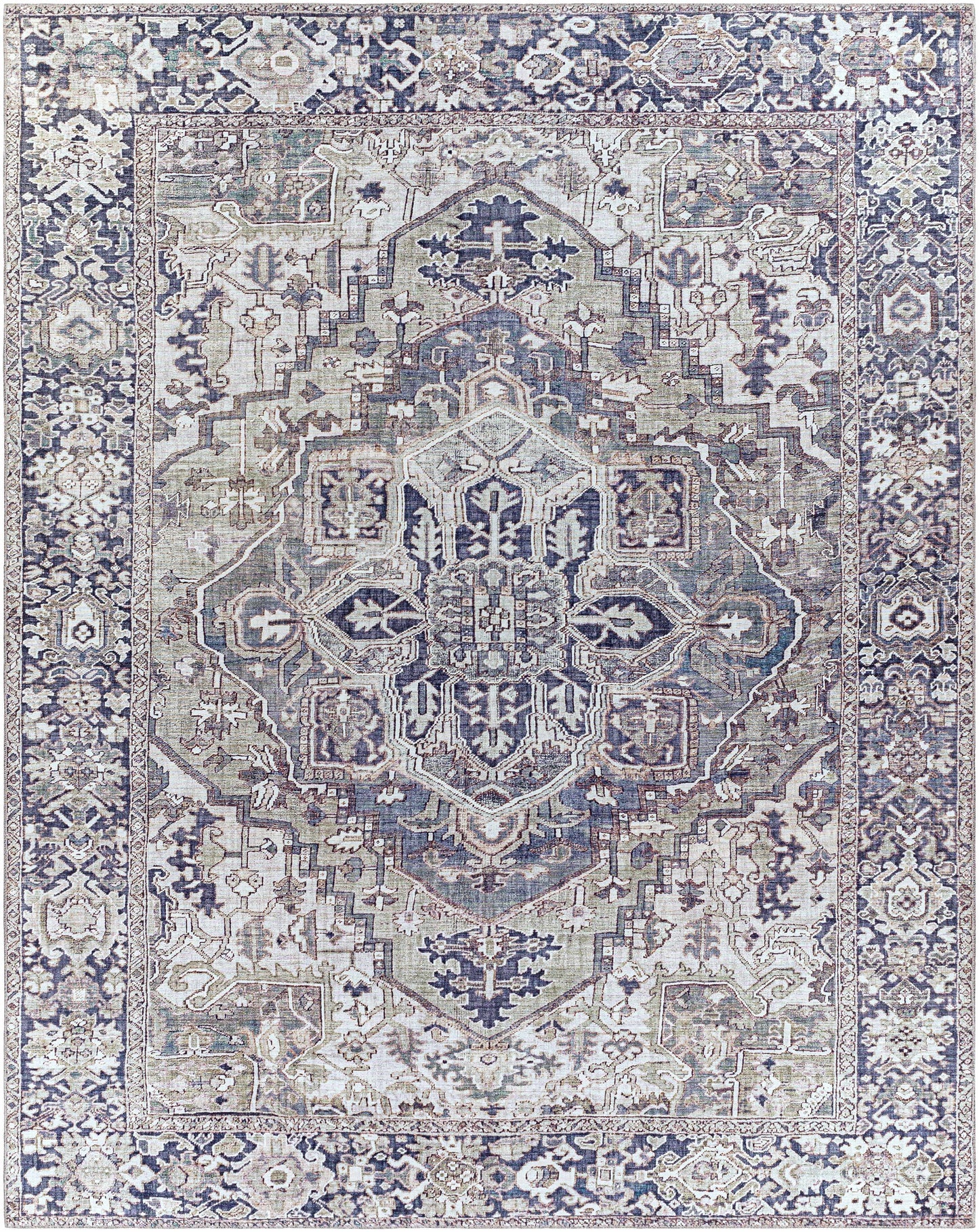 Neyland Iris Gray Area Rug 2359-0