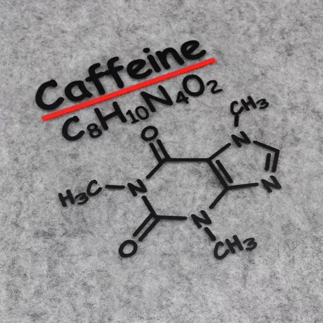 Dopamine, Adrenaline, Caffeine chemical formulas stickers