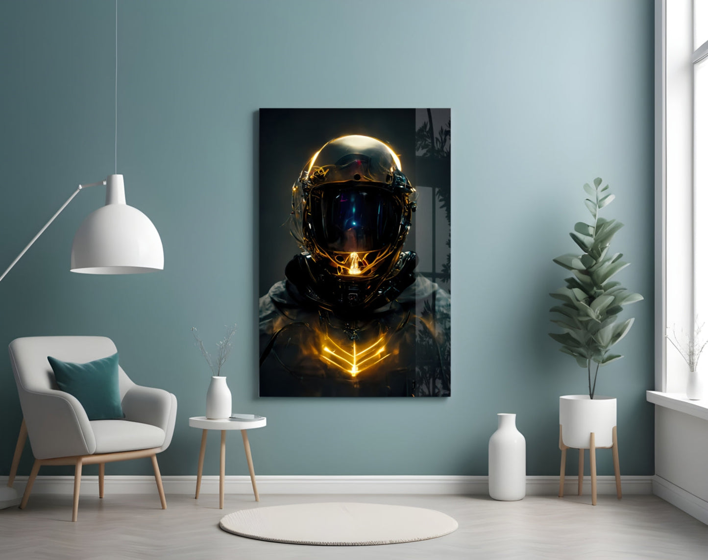 Back to the Space Glass Art  || Designer Collection