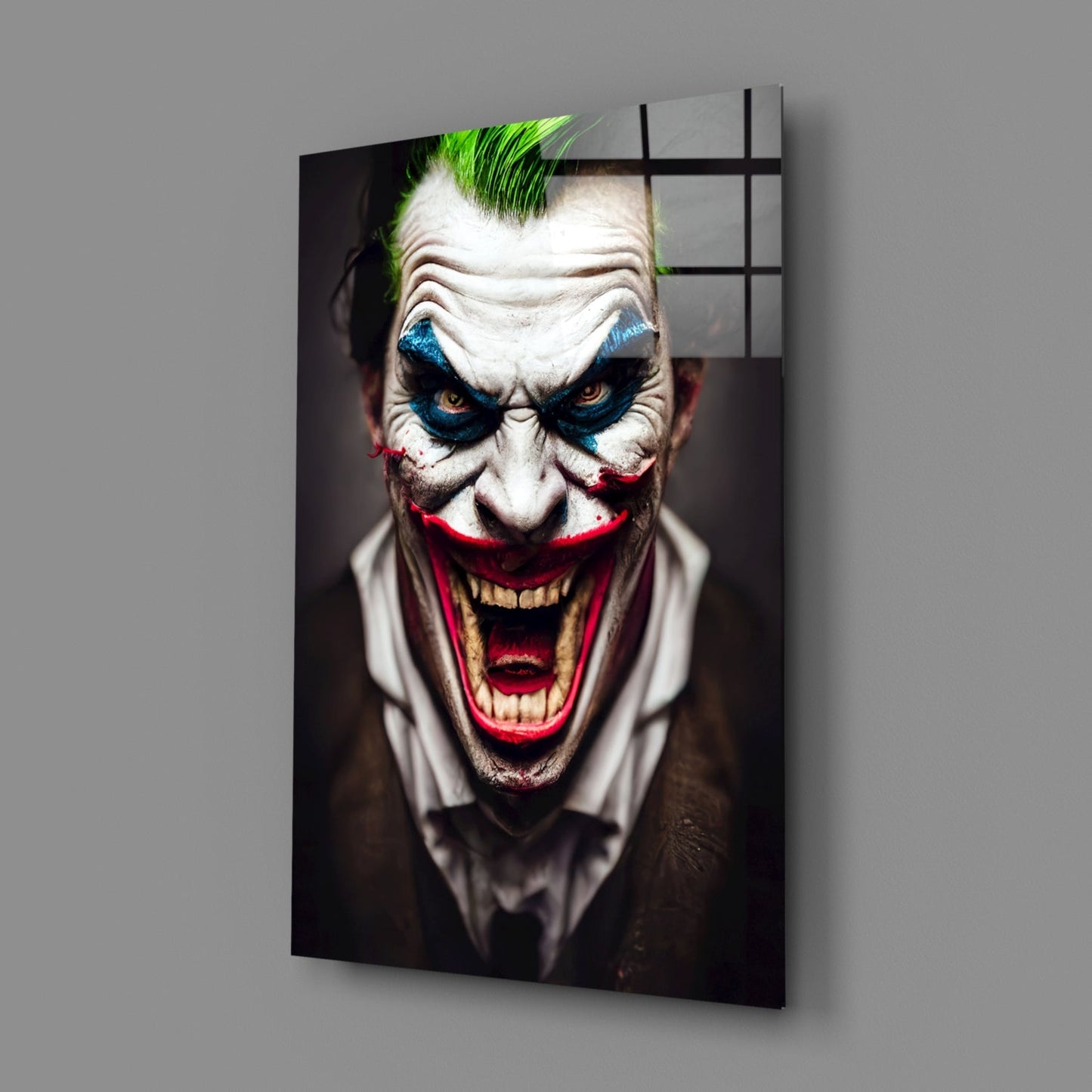 The Smile of Joker Glass Art || Designer Collection