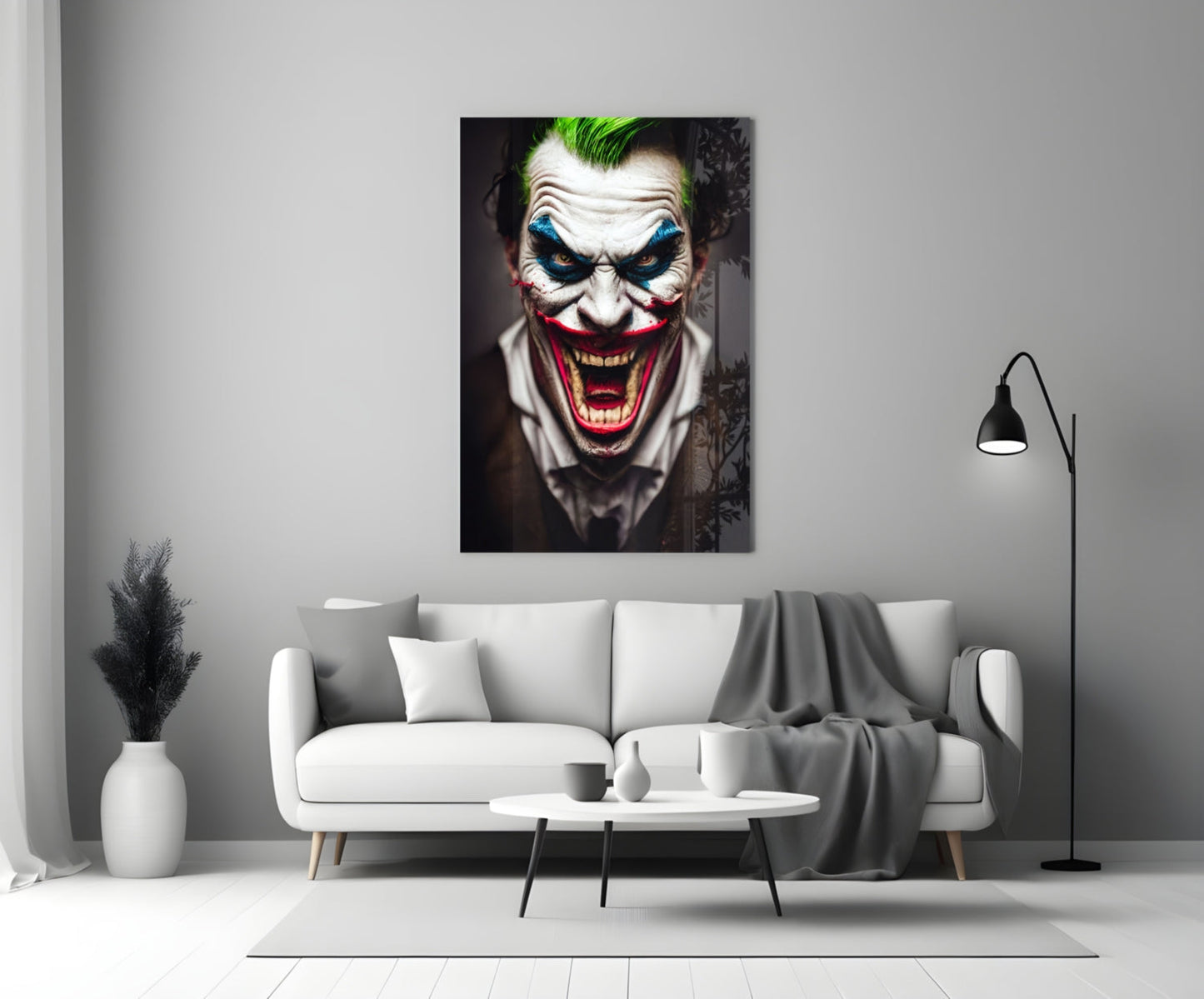 The Smile of Joker Glass Art || Designer Collection