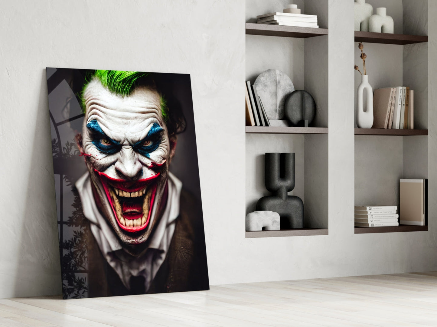 The Smile of Joker Glass Art || Designer Collection