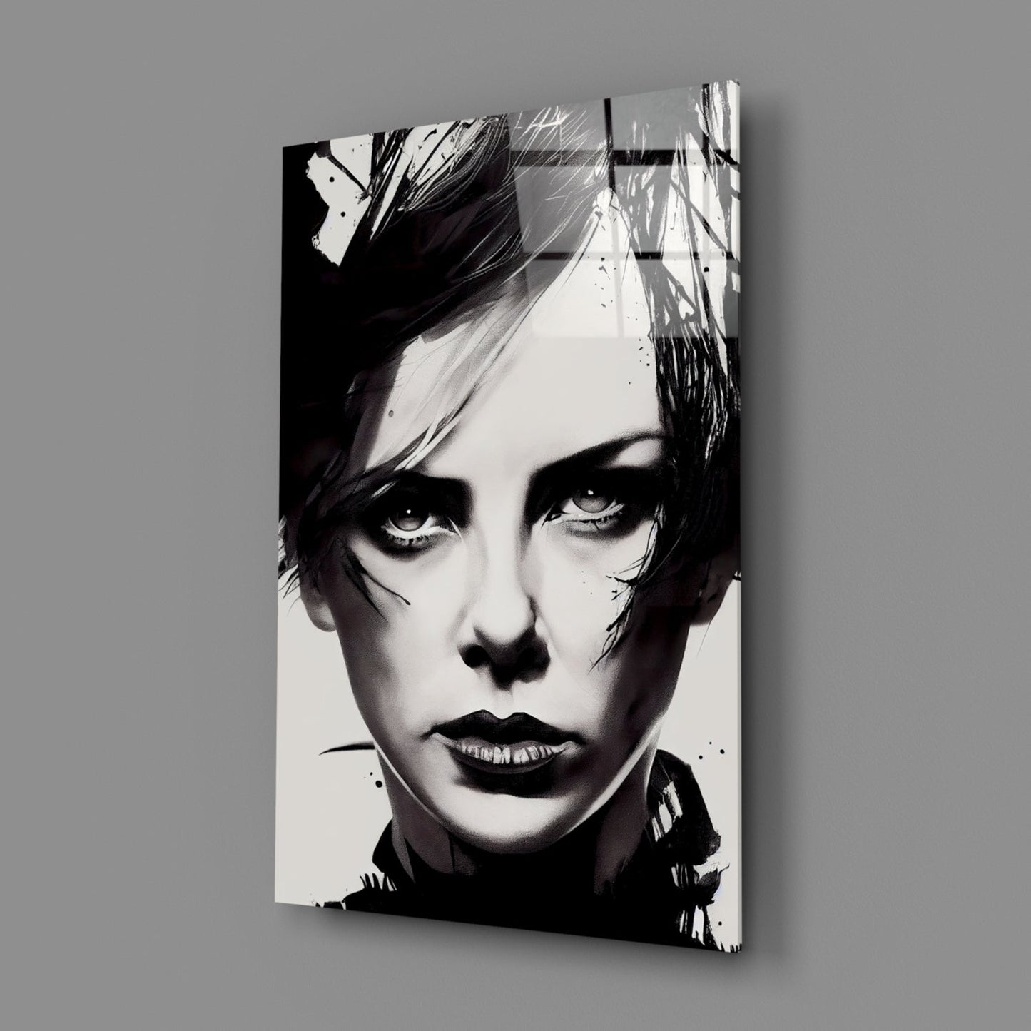 The Bellicose Glass Wall Art || Designer Collection