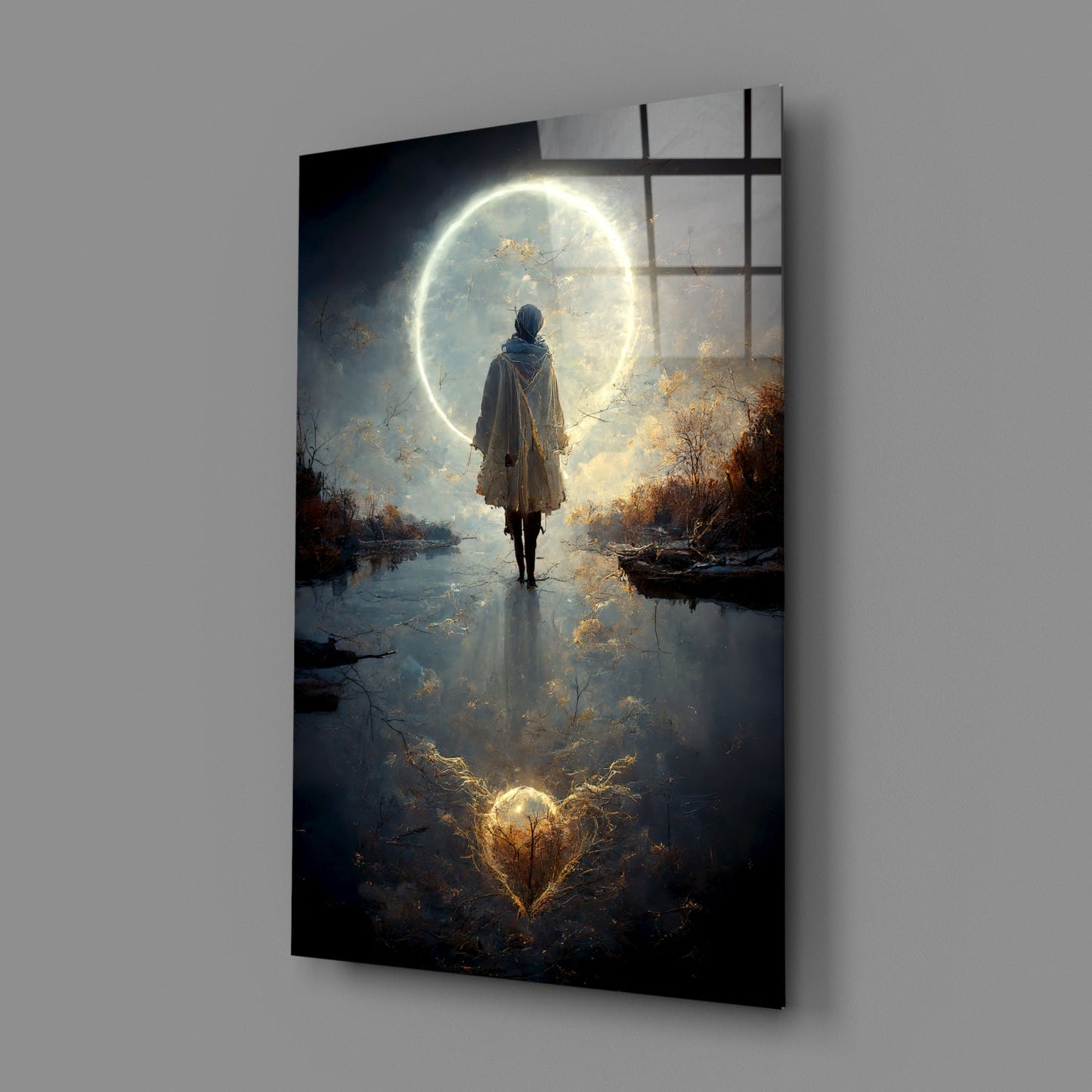 Tranquility Glass Wall Art || Designer Collection