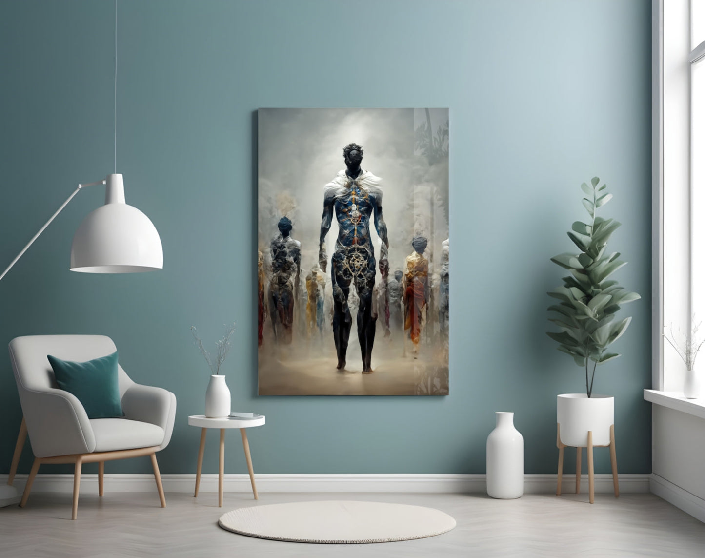 Fighters of the New Age Glass Art  || Designer Collection