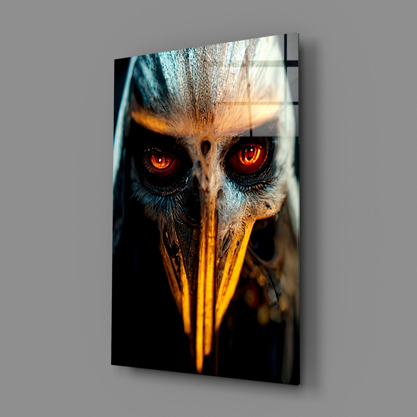 The Beak's Reveal Glass Wall Art || Designer Collection