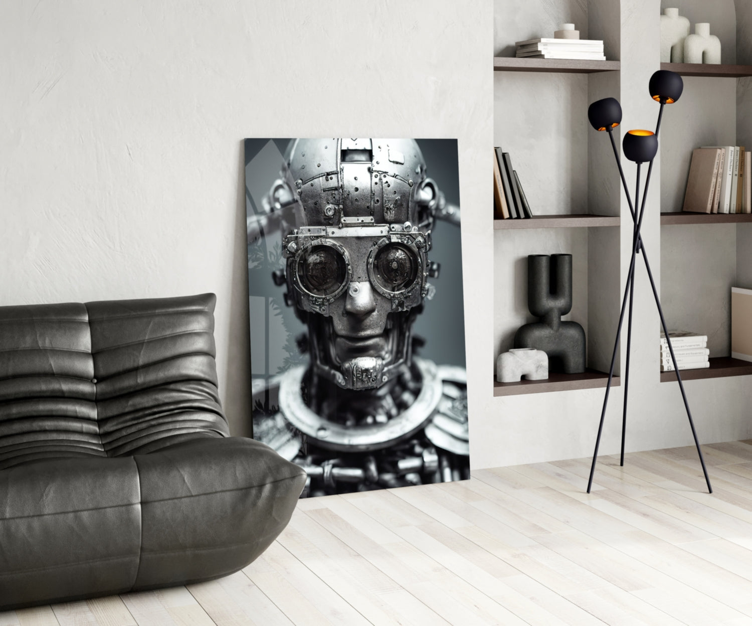 Humachine" Glass Wall Art  || Designer Collection-4