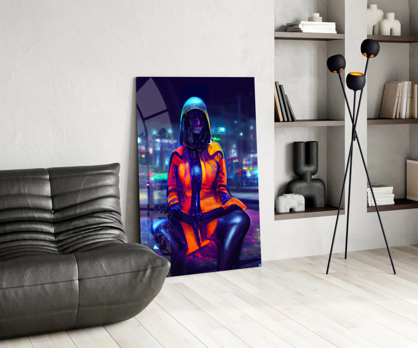 The Wait Glass Wall Art || Designer Collection