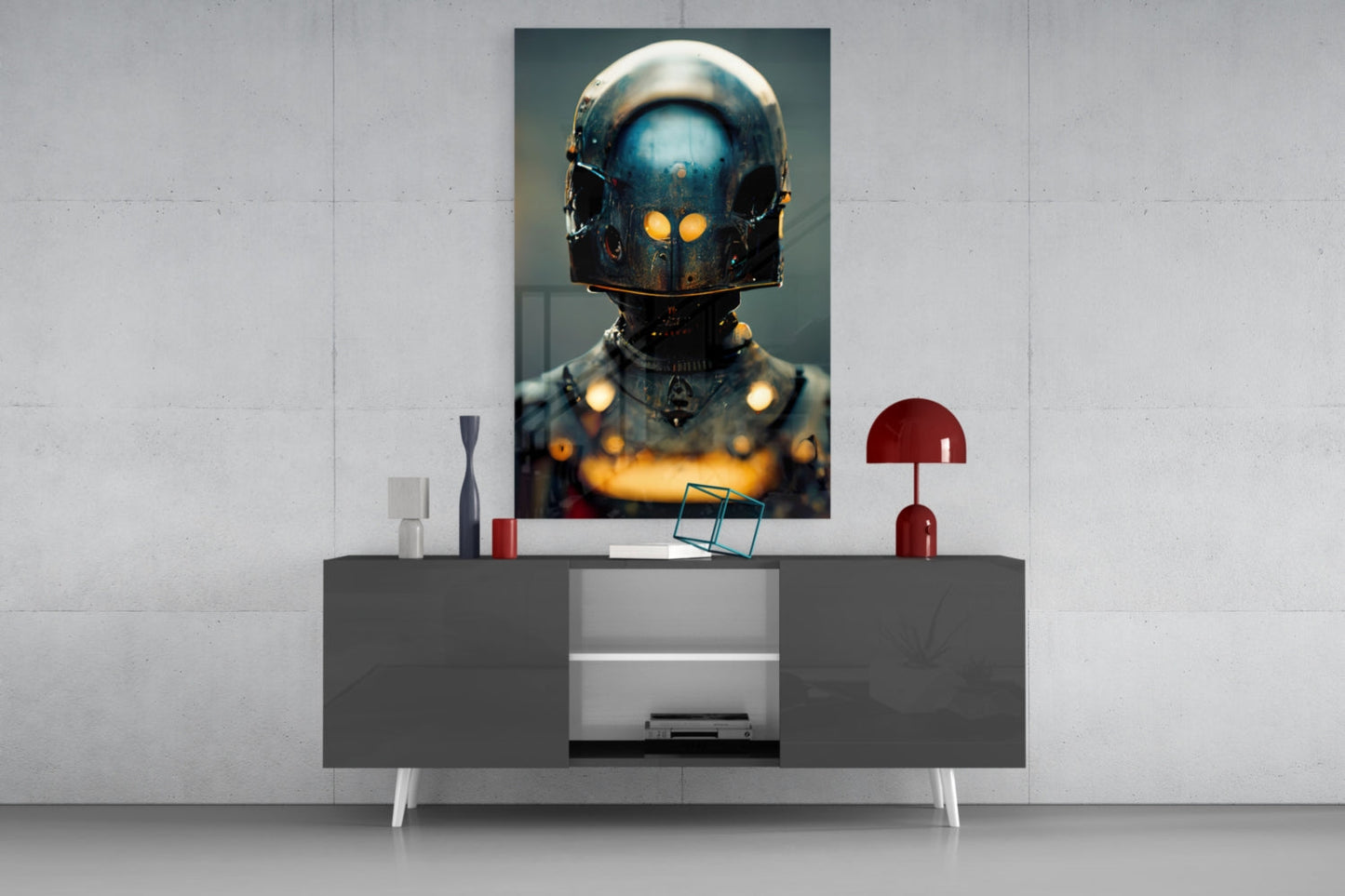 Fighter  Glass Art  || Designer Collection