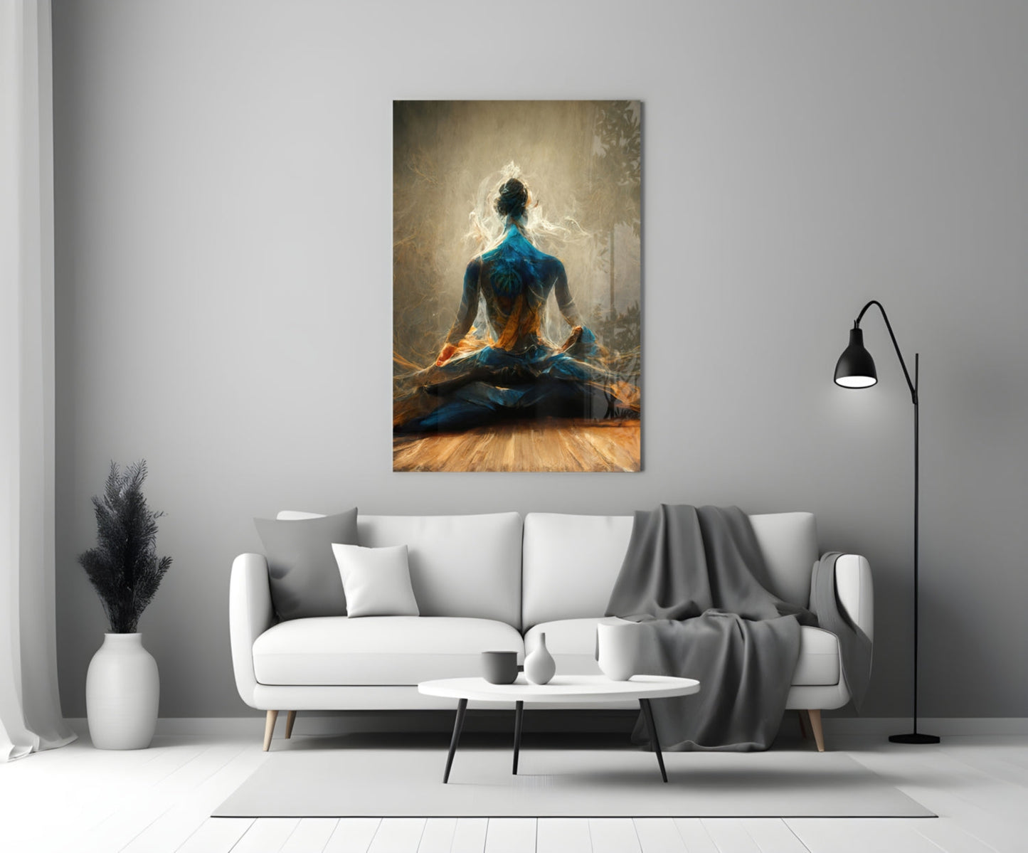 Meditation Glass Art  || Designer Collection