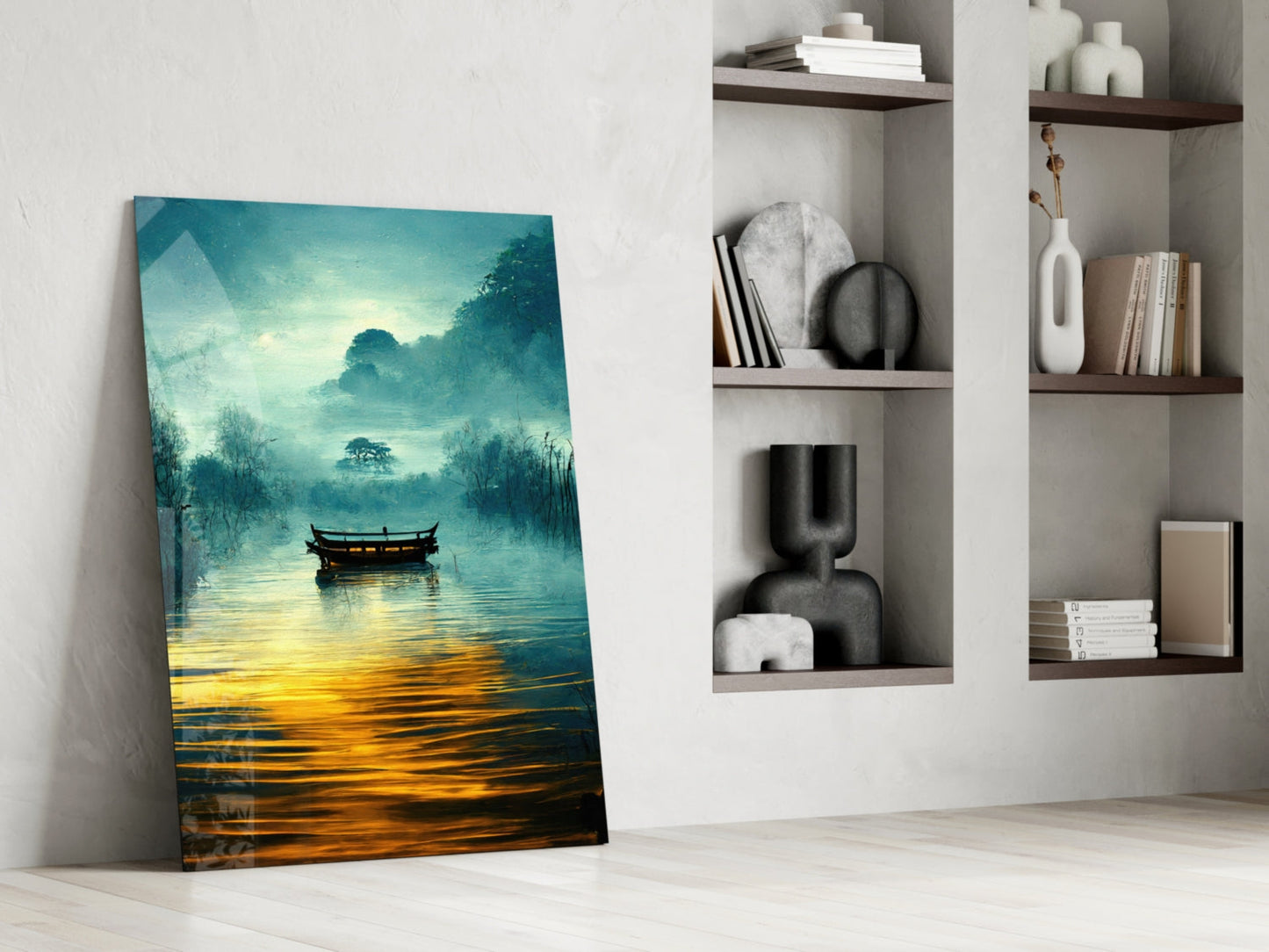 Silence Glass Wall Art  || Designer Collection