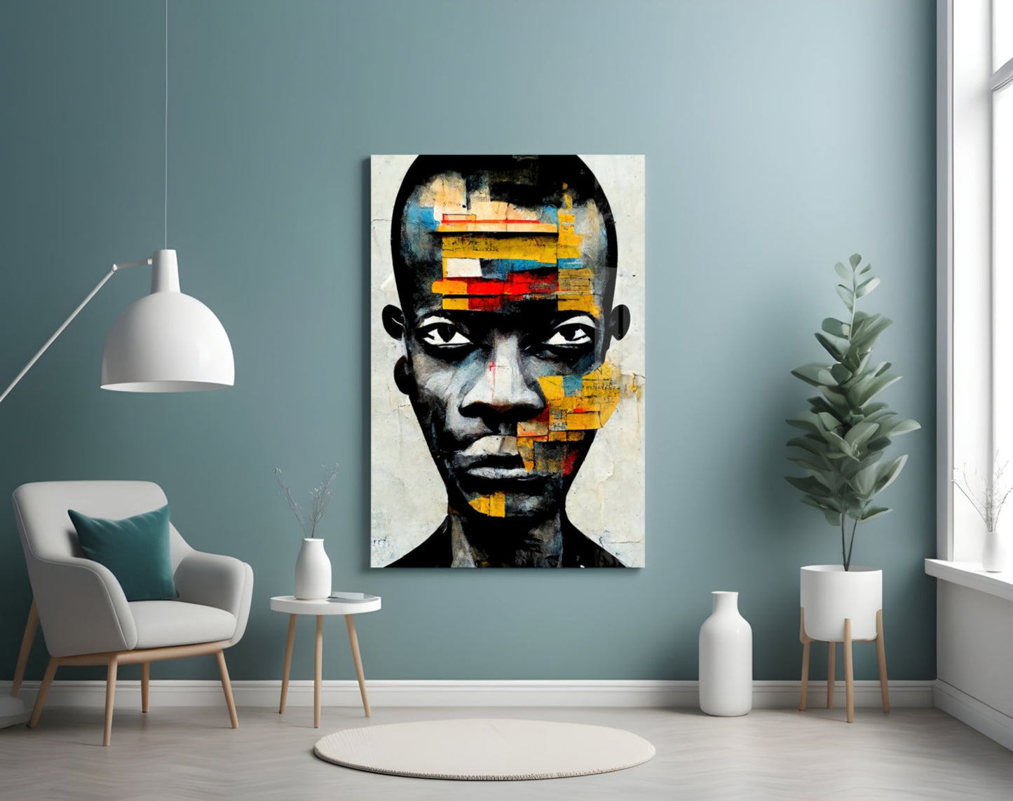 The Rebellious Look Glass Wall Art  || Designer Collection