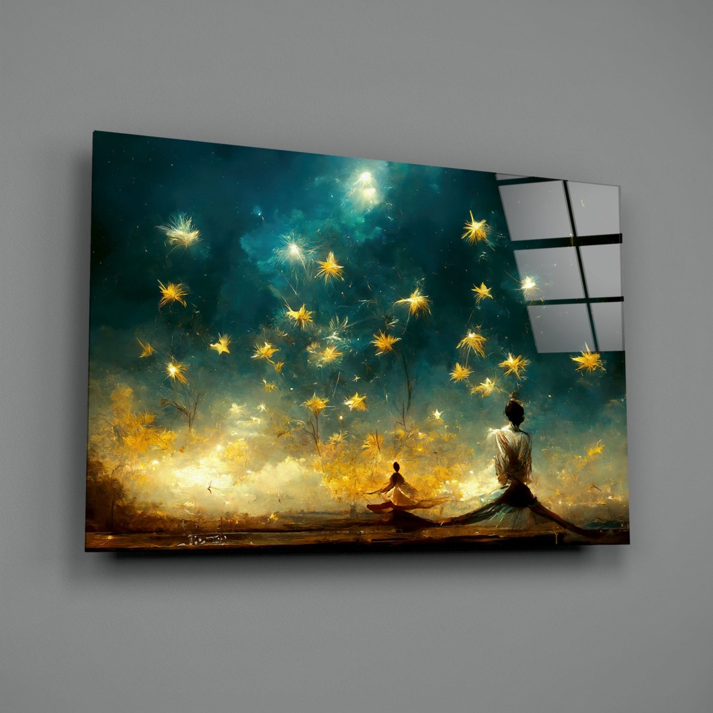 Mysticism Glass Wall Art  || Designer Collection