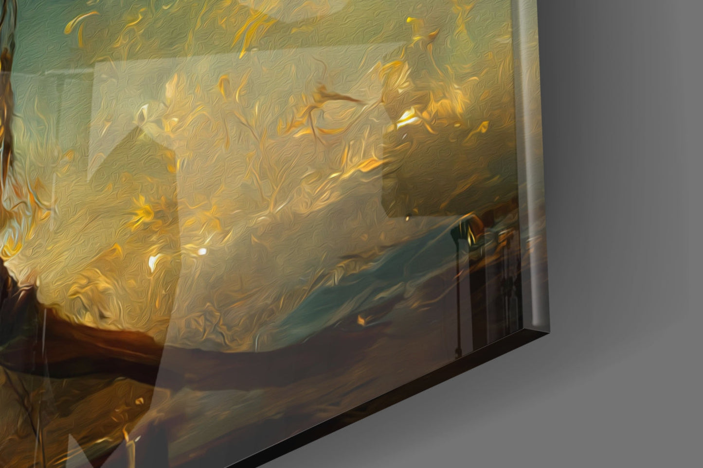 Mysticism Glass Wall Art  || Designer Collection