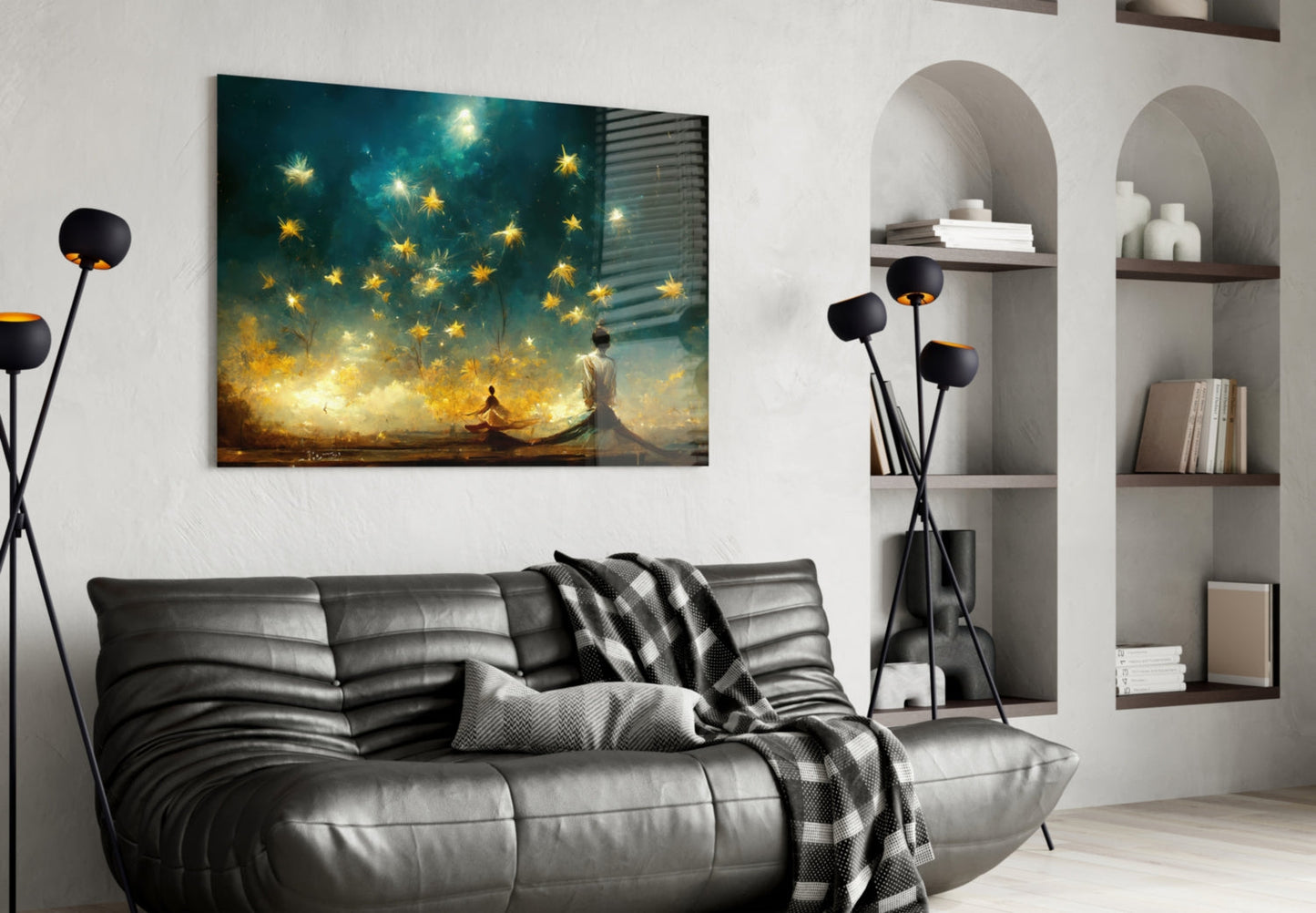 Mysticism Glass Wall Art  || Designer Collection