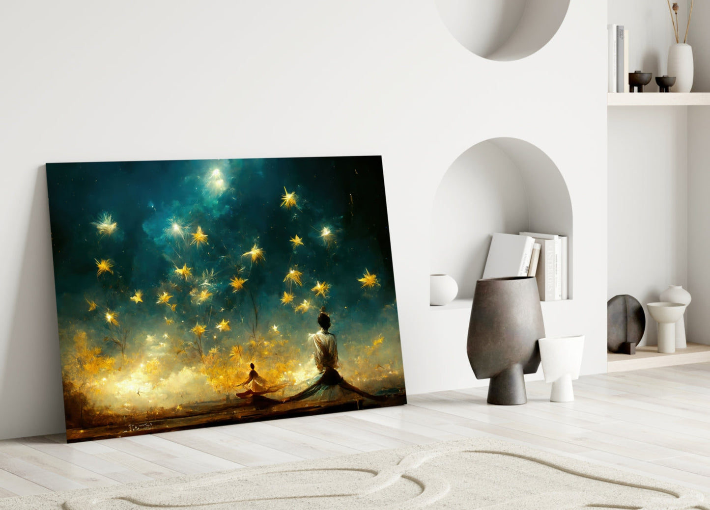 Mysticism Glass Wall Art  || Designer Collection