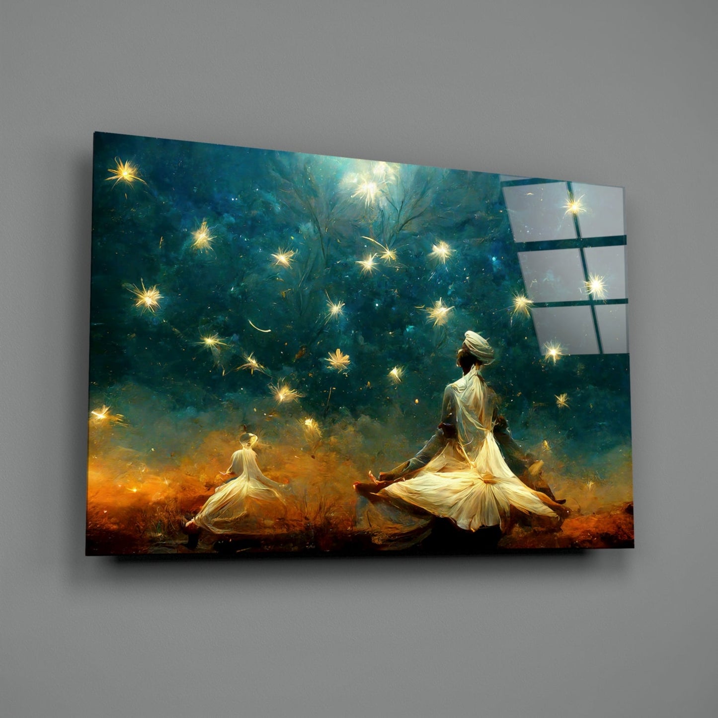 Mysticism Glass Wall Art  || Designer Collection