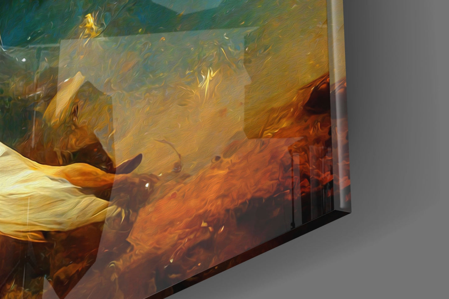 Mysticism Glass Wall Art  || Designer Collection