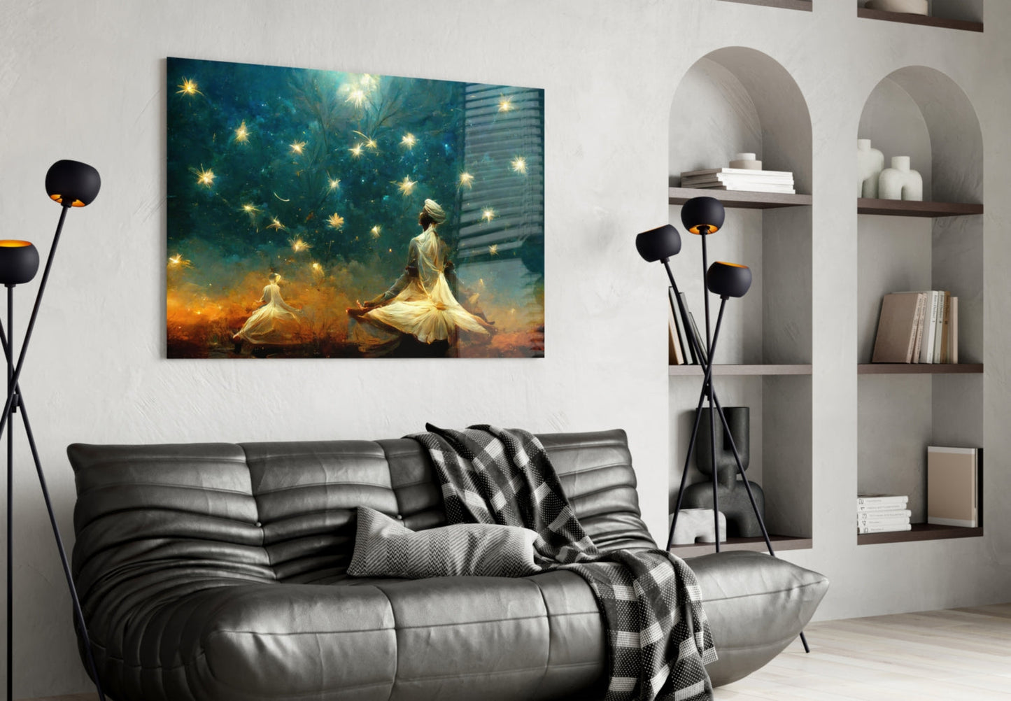 Mysticism Glass Wall Art  || Designer Collection