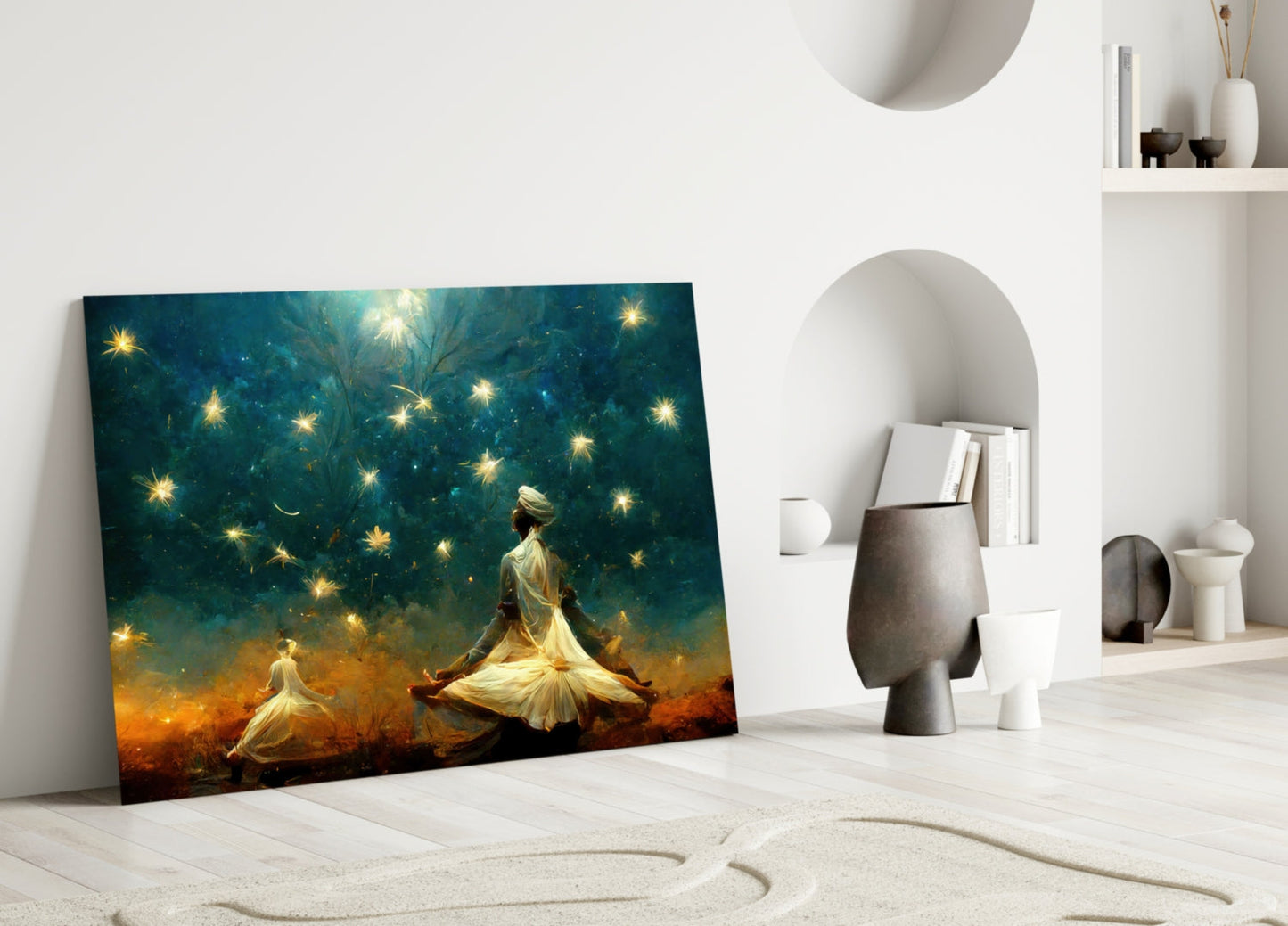 Mysticism Glass Wall Art  || Designer Collection