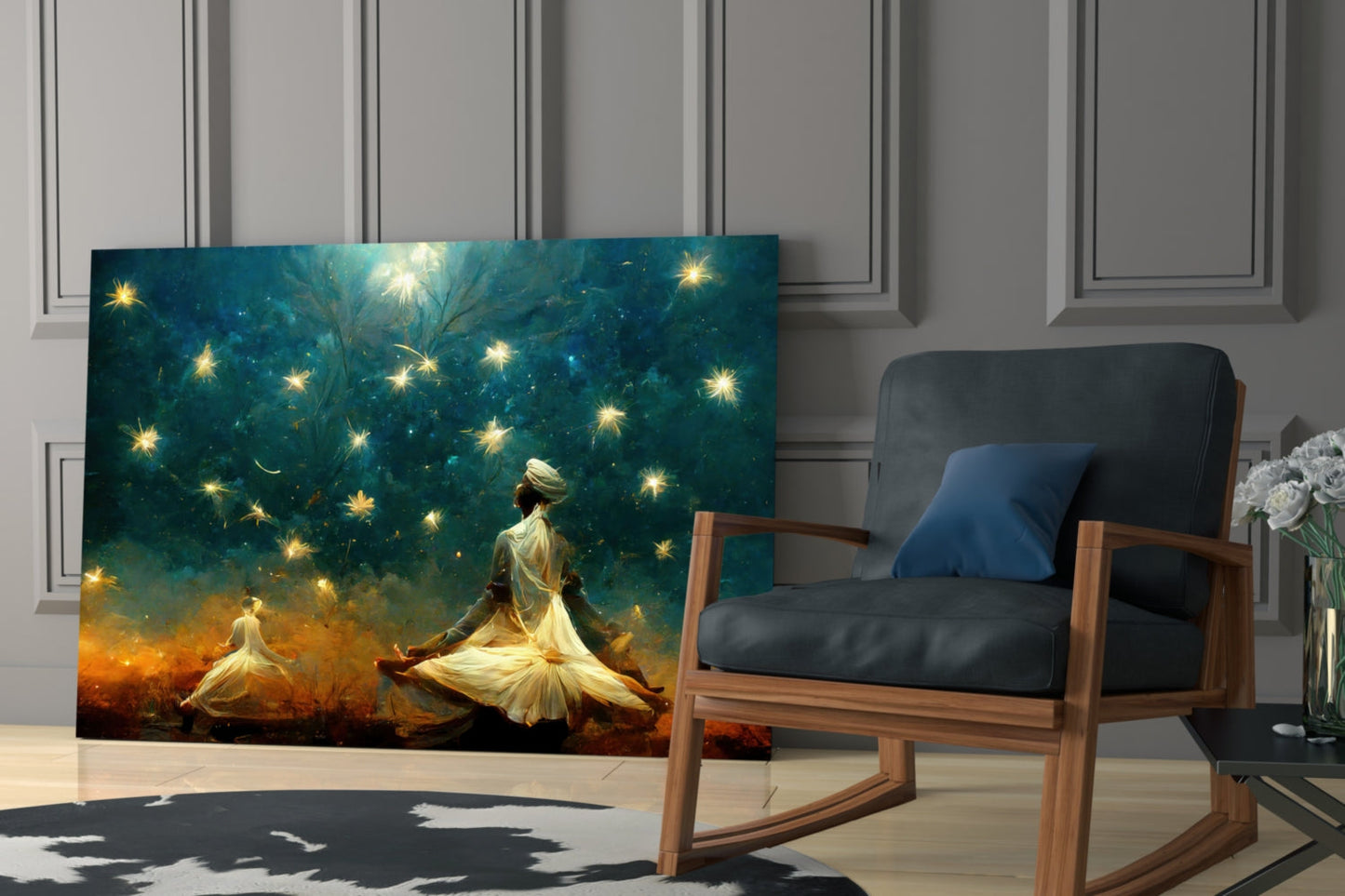Mysticism Glass Wall Art  || Designer Collection
