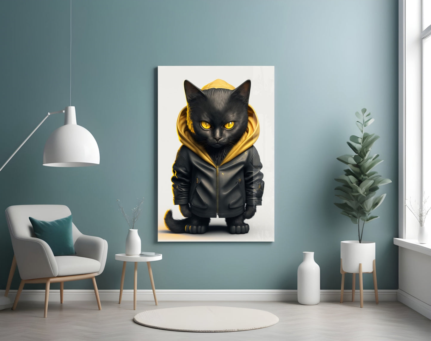 Cutie Cool  Glass Wall Art  || Designers Collection