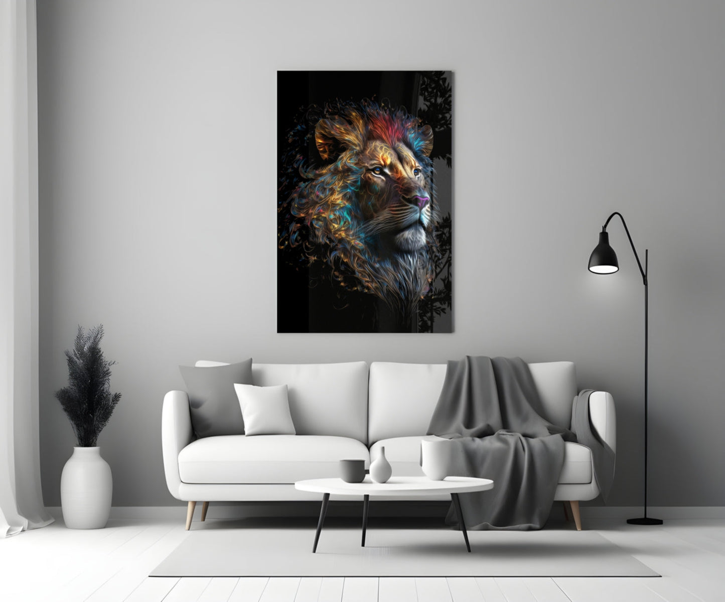 Sparkling Glory Glass Wall Art  || Designer Collection