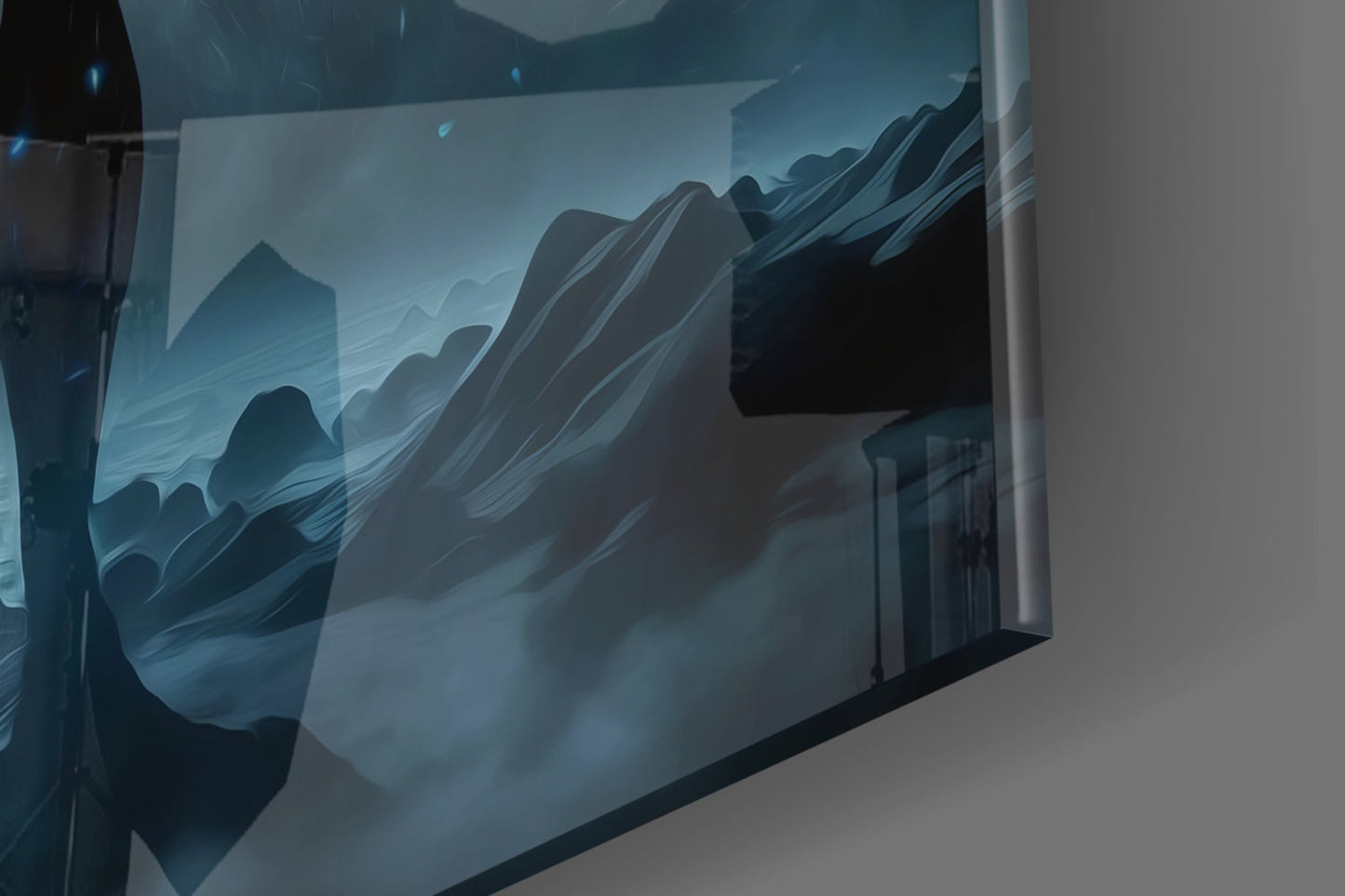Vitruvius Man Glass Wall Art  || Designers Collection