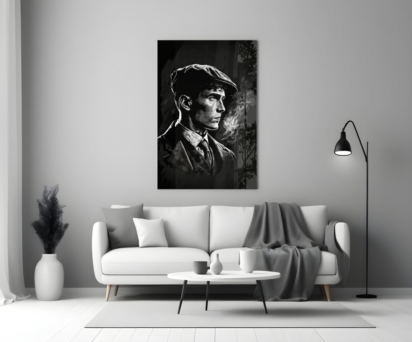 Thomas Shelby - Peaky Blinders Glass Wall Art || Designer Collection