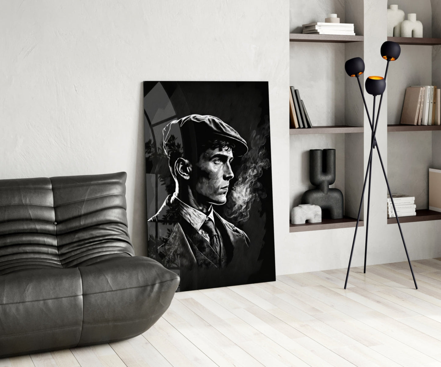 Thomas Shelby - Peaky Blinders Glass Wall Art || Designer Collection