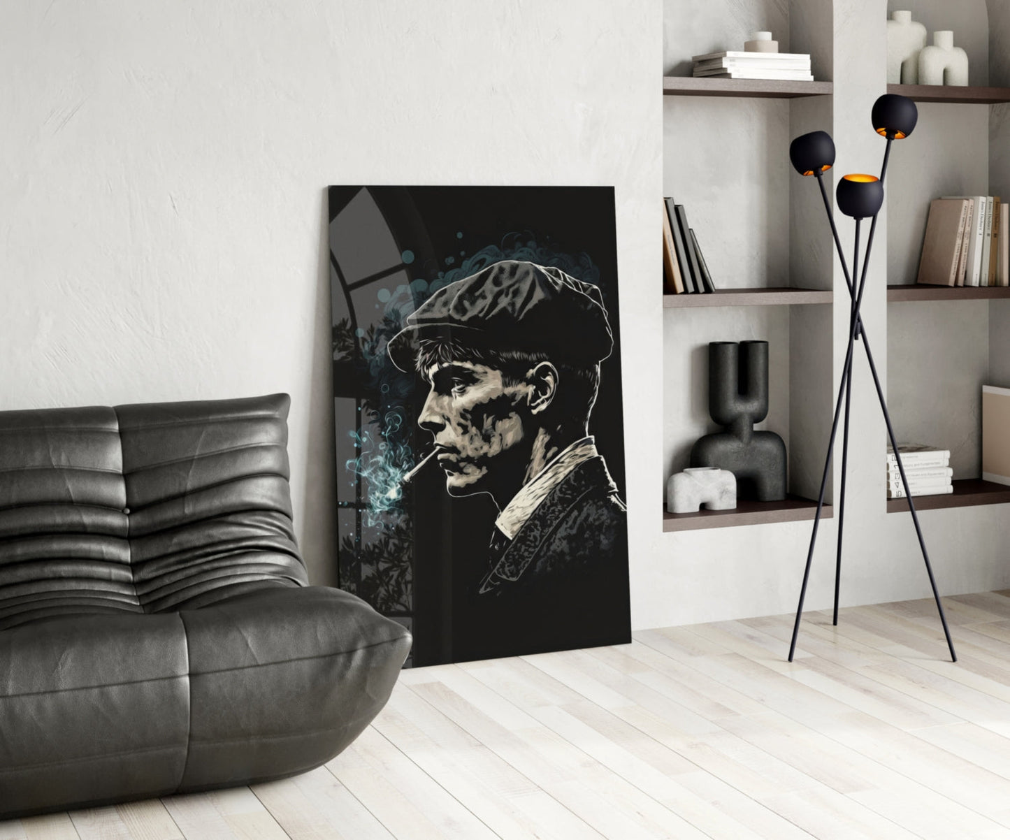 Thomas Shelby - Peaky Blinders Glass Wall Art  || Designer Collection