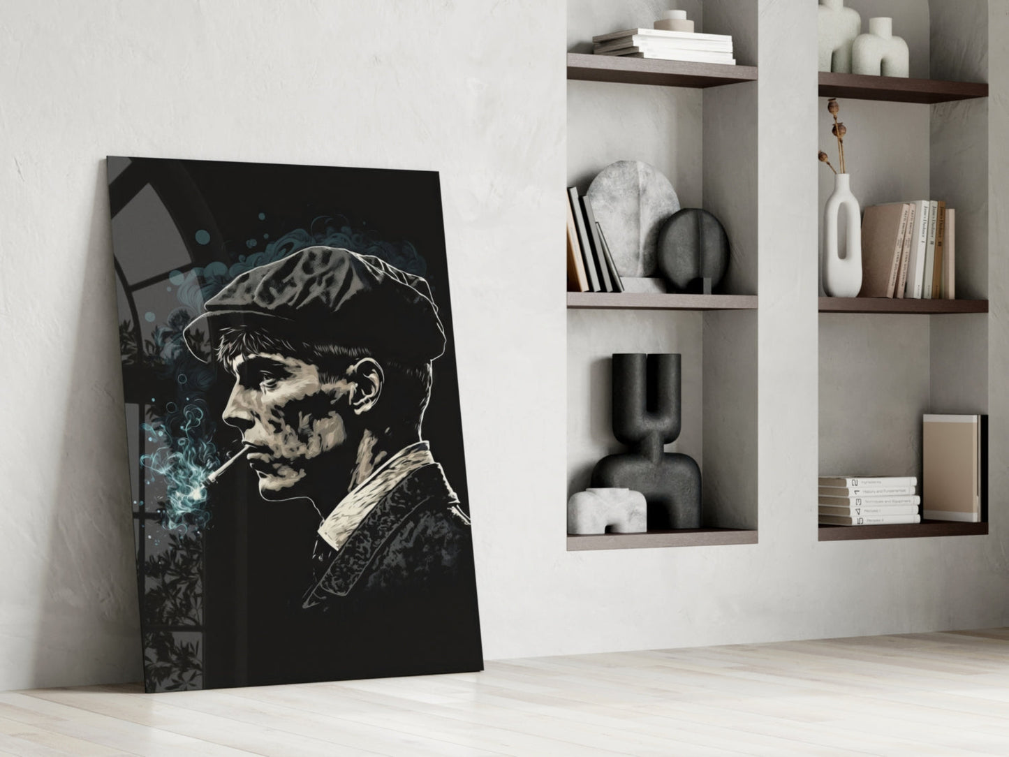 Thomas Shelby - Peaky Blinders Glass Wall Art  || Designer Collection